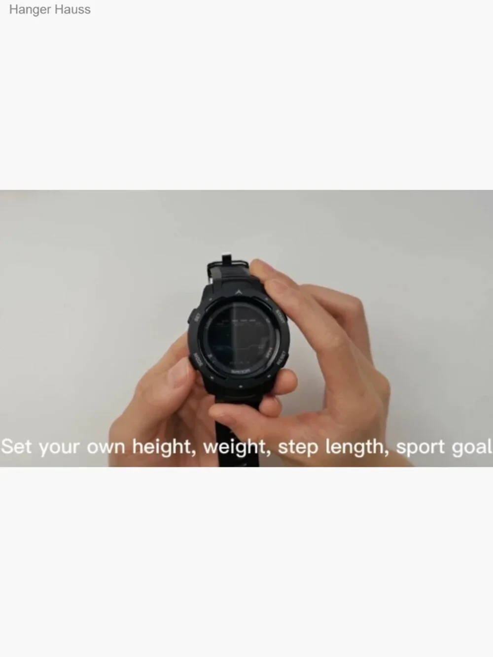 Men's Digital Sport Watch Pedometer Step Counter Alarm LED